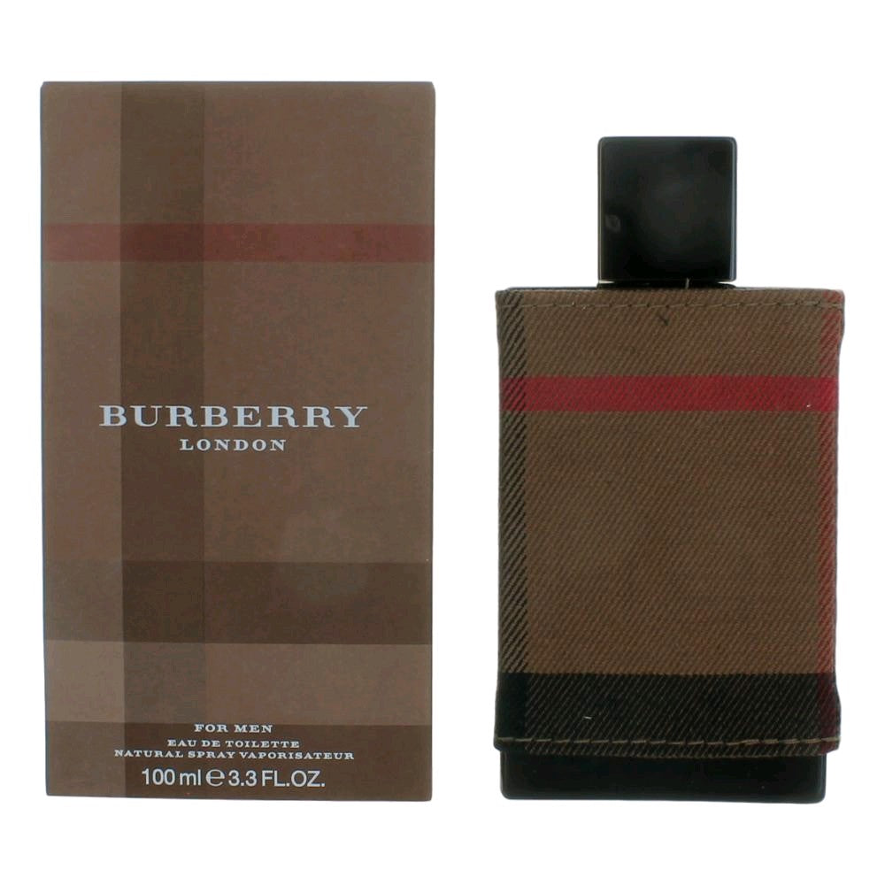 Bottle of Burberry London by Burberry, 3.3 oz Eau De Toilette Spray for Men